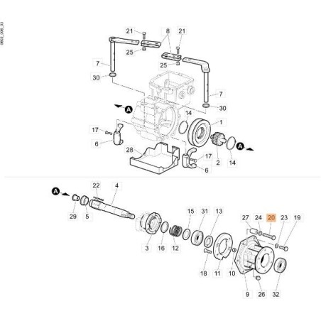 VIS EMAK YN6288100 ORIGINALE | Newgardenstore.eu