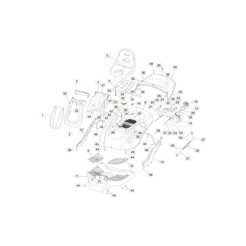 BOUCHON DE COUVERCLE DE TROU D'HUILE D.96 NE (C.5) ORIGINAL EMAK 68130375R