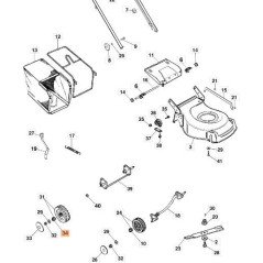 ORIGINAL EMAK BEARING 66030057R | Newgardenstore.eu