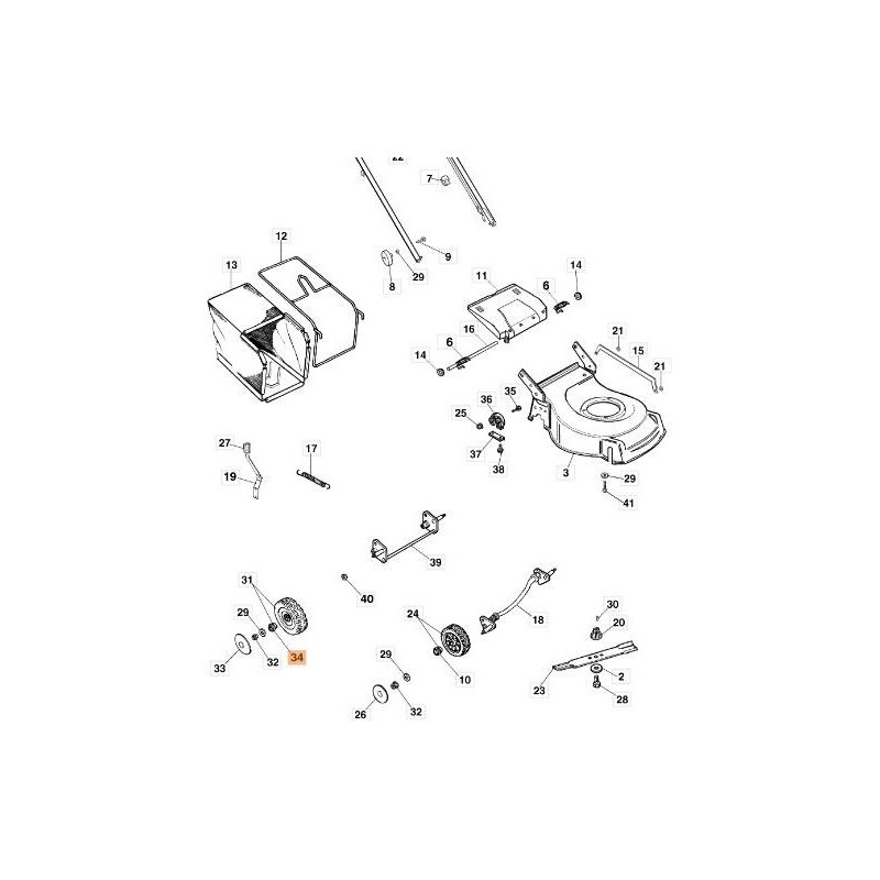 CUSCINETTO ORIGINALE EMAK 66030057R