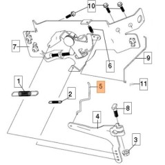 ASTA ORIGINALE EMAK L66151196 | Newgardenstore.eu