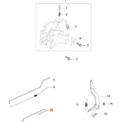 ASTA ACCELERATORE ORIGINALE EMAK L66150178 | Newgardenstore.eu