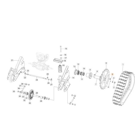 SCREW TE FLANG.ZIGR. 8.8 M10X30 DIN 6921 ZNB ORIGINAL EMAK 3933042R | Newgardenstore.eu