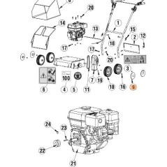 TAPA DE RUEDA ORIGINAL EMAK KVK309000034 | Newgardenstore.eu