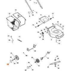 WHEEL COVER D.202 BI (RAL 9010) (D.152) ORIGINAL EMAK 66030145R | Newgardenstore.eu