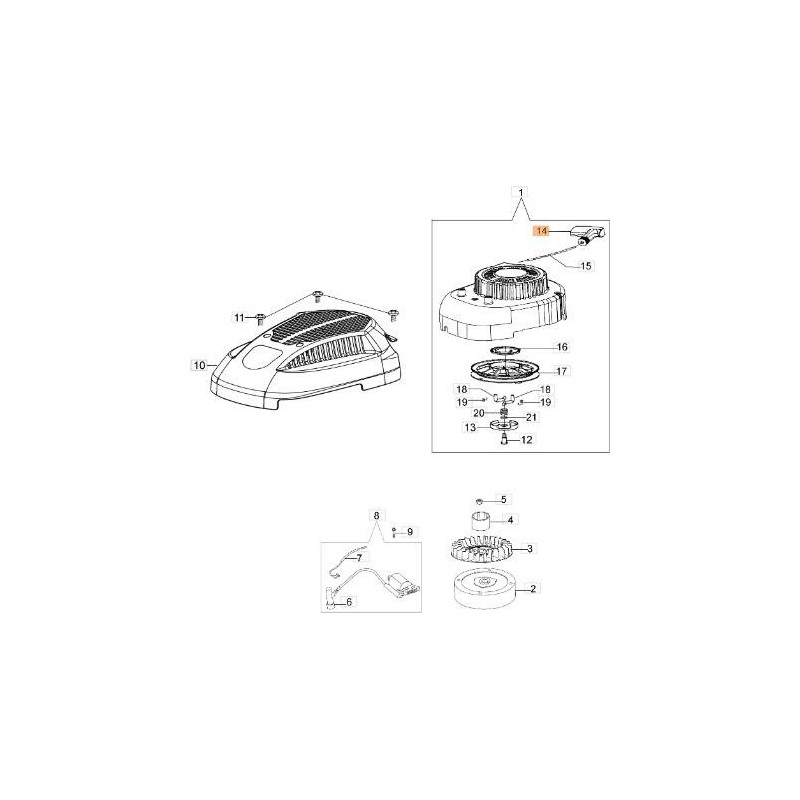 IMPUGNATURA AVVIAMENTO ORIGINALE EMAK L66150270