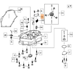 COUVERCLE DE FILTRE EMAK ORIGINAL L66151043