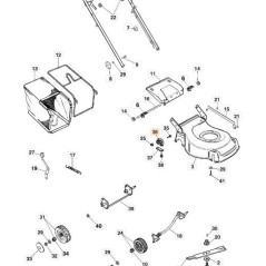 ORIGINAL EMAK AXLE SUPPORT 66110781R