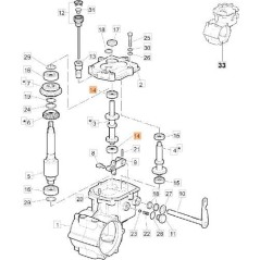 CUSCIN. 15X35X11 6202 ORIGINALE EMAK YN1257000 | Newgardenstore.eu