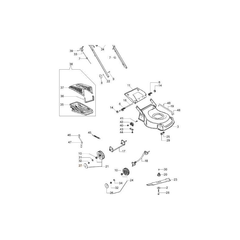 ENJOLIVEUR TRILOB.D.201 ET D.206 GR(RAL 7040)DE.150 ORIGINAL EMAK 66110343R
