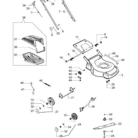 WHEEL COVER TRILOB.D.201 AND D.206 GR(RAL 7040)DE.150 ORIGINAL EMAK 66110343R | Newgardenstore.eu