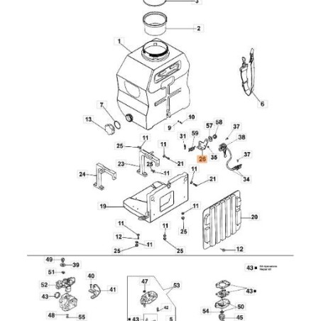SUPPORT EMAK ORIGINAL S0026000 | Newgardenstore.eu