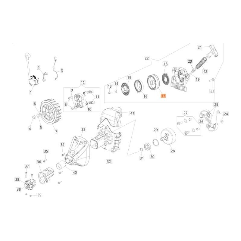 POLEA DE ARRANQUE FÁCIL EMAK ORIGINAL 61450024AR