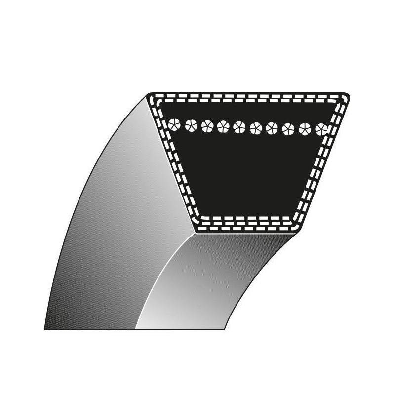 Correa trapezoidal cortadora de césped 52-186 ALPINA