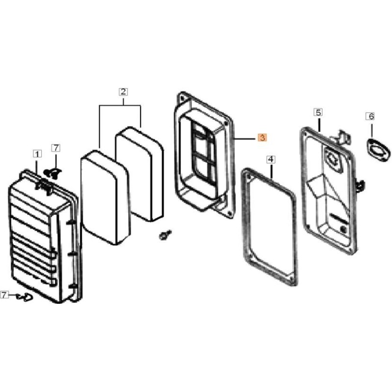 ORIGINAL EMAK FILTER SUPPORT L66152164