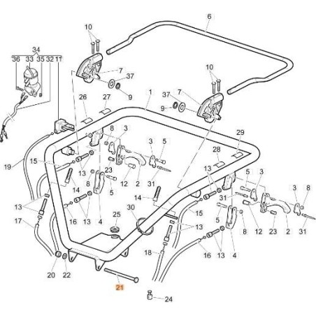 VIS EMAK ORIGINALE YN6364510 | Newgardenstore.eu
