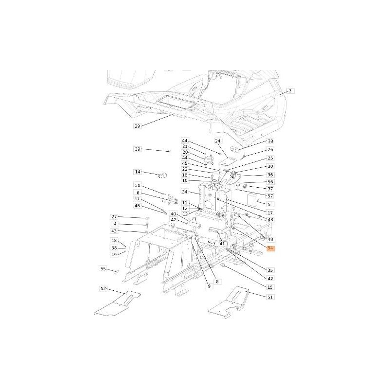 SUPPORT D'ORIGINE EMAK SGS532113422193R