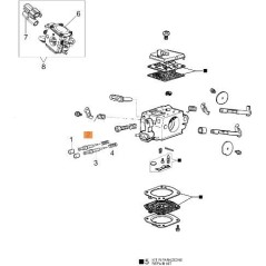 TORNILLO DE REGISTRO 102-4040 CARBURADOR ORIGINAL EMAK 2318109 | Newgardenstore.eu