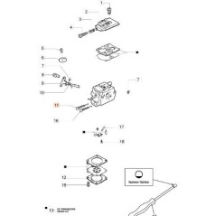 VITE DI REGISTRO MIN 102-3751 CARBURAT. ORIGINALE EMAK 2318779 | Newgardenstore.eu