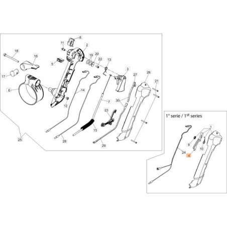 LEVIER ORIGINAL EMAK CFI1202902 | Newgardenstore.eu