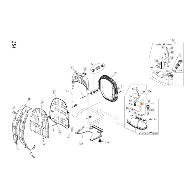 TUYAU D'ASPIRATION D'ORIGINE EMAK CFI8306601
