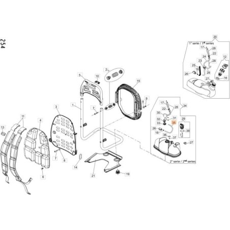 TUYAU D'ASPIRATION D'ORIGINE EMAK CFI8306601 | Newgardenstore.eu