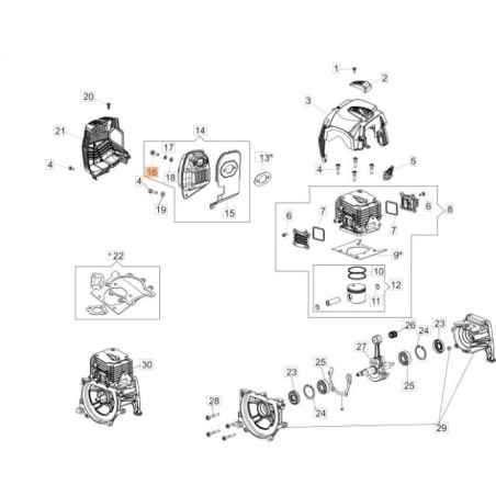 VIS EMAK ORIGINALE 3891086R | Newgardenstore.eu