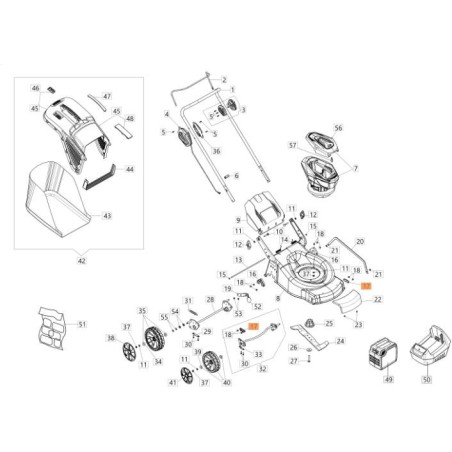 SUPPORT EMAK ORIGINAL 66070709AR | Newgardenstore.eu