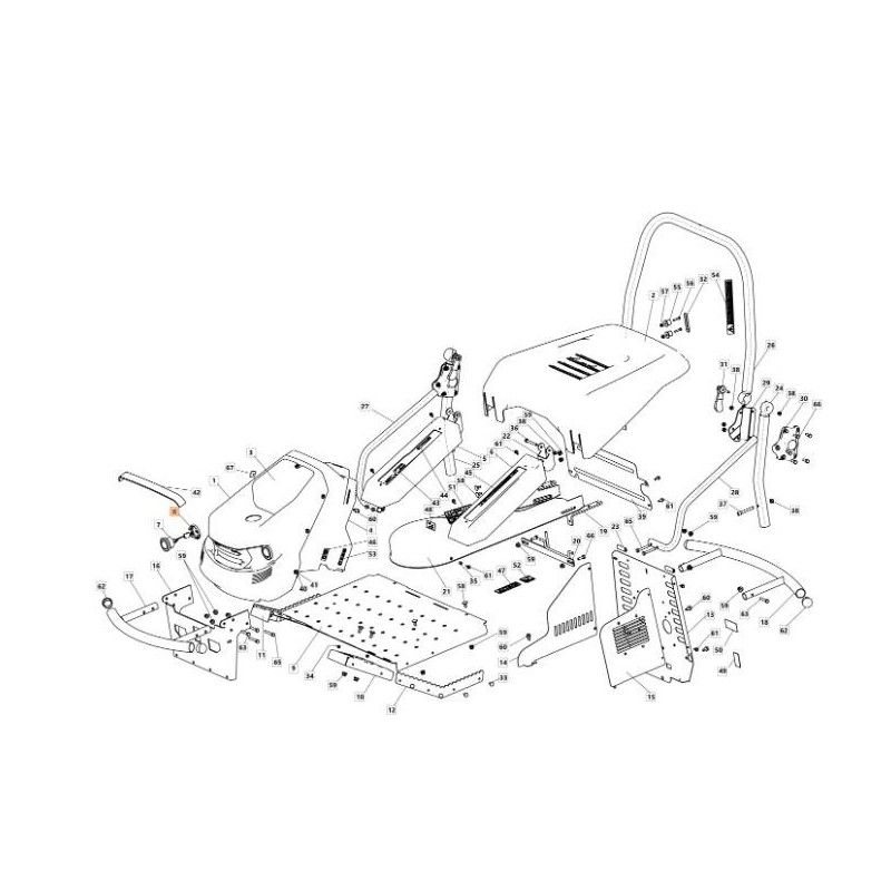 ORIGINAL EMAK SGN341271221R KUNSTSTOFF-SCHEINWERFER-BEFESTIGUNGSRING
