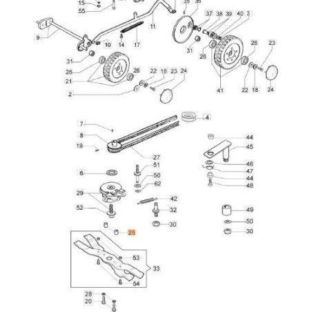 DISTANZIALE ORIGINALE EMAK 8203437R | Newgardenstore.eu