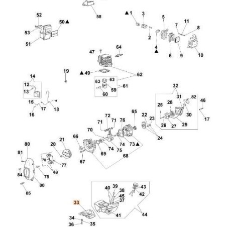 PIEDE ORIGINALE EMAK 61070009 | Newgardenstore.eu