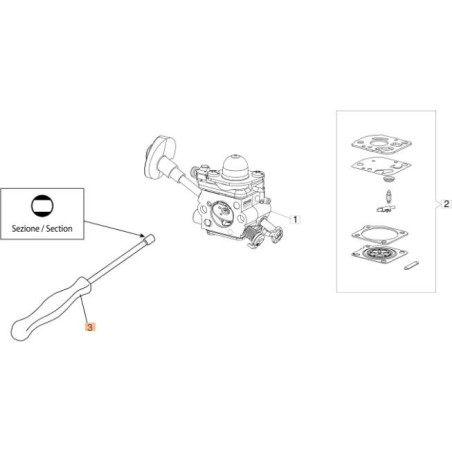 TOURNEVIS ORIGINAL EMAK 3052012R | Newgardenstore.eu