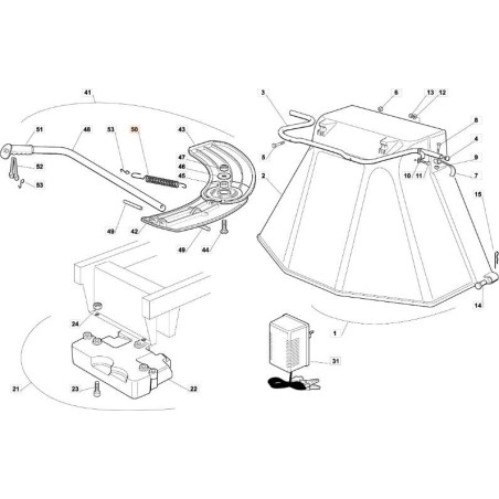RESSORT EMAK ORIGINAL G125430229E1 | Newgardenstore.eu