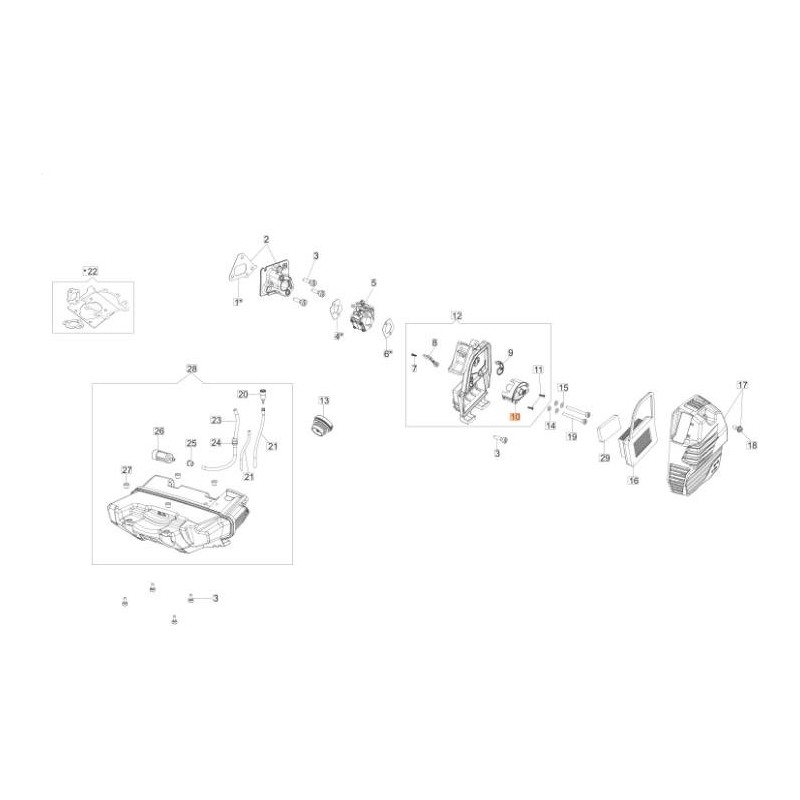 CUBIERTA PARA RESIDUOS DE MEZCLA COMPLETA RO EF 2013 ORIGINAL EMAK 61530151R