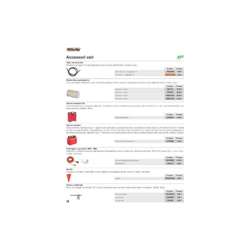 ORIGINAL MIXTURE TUBE EMAK 005101079AR