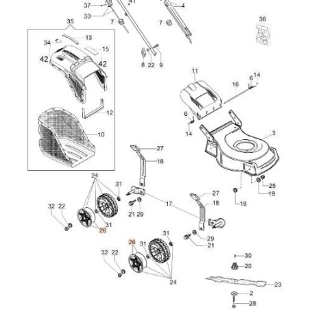 TAPA DE RUEDA ORIGINAL EMAK 66070572R | Newgardenstore.eu