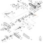 Bürste für elektrische Kettensäge GS180E GS200E ORIGINAL OLEOMAC YT000018