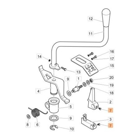 VIS EMAK ORIGINALE YF1375029 | Newgardenstore.eu