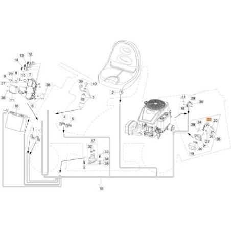 ASTA ORIGINALE EMAK 68130448R | Newgardenstore.eu