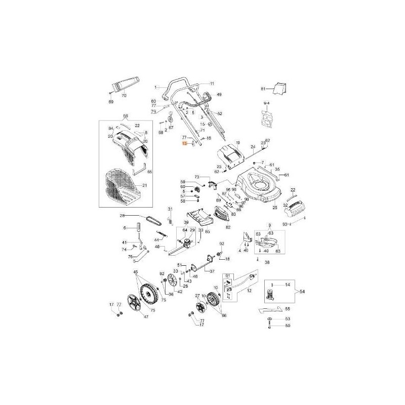 ORIGINAL EMAK 66071073R TIGHTENING KNOB