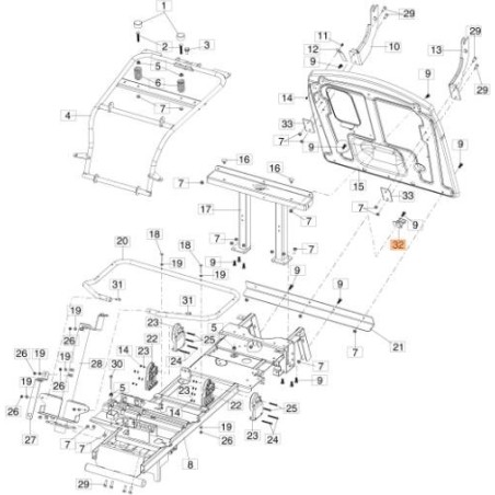 AGGANCIO ORIGINALE EMAK 68130547R | Newgardenstore.eu