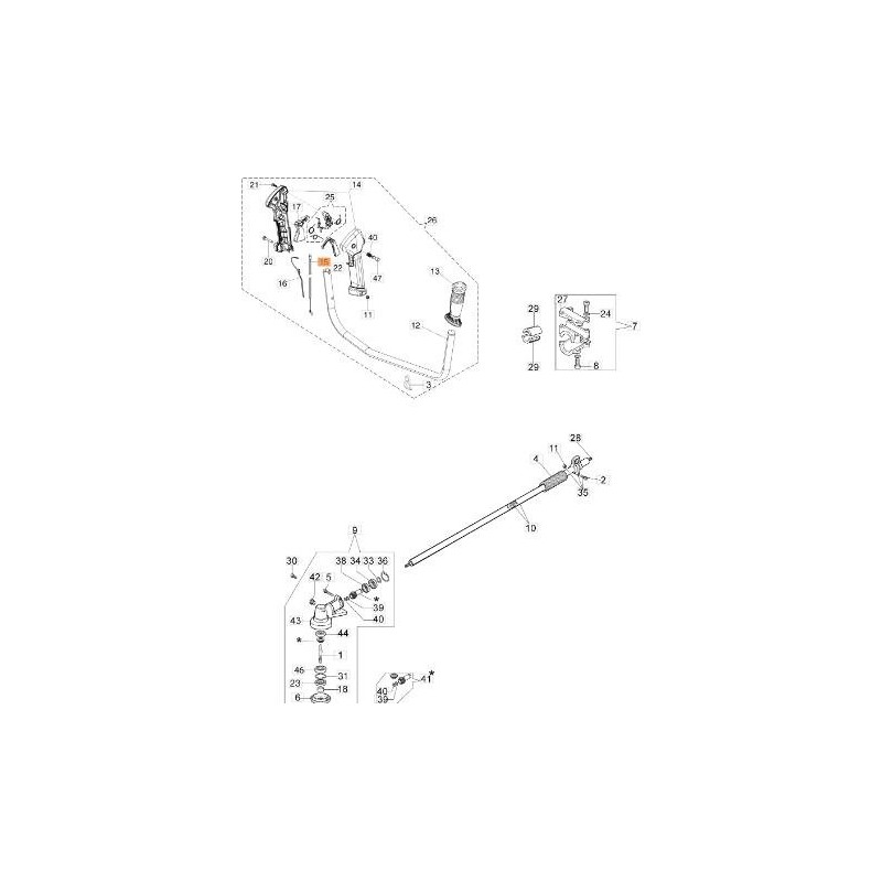 ORIGINAL EMAK THROTTLE CABLE 61380066R