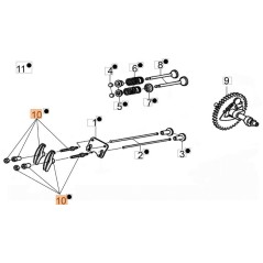 ENGRENAGE D'ÉQUILIBRAGE EMAK ORIGINAL L66150368