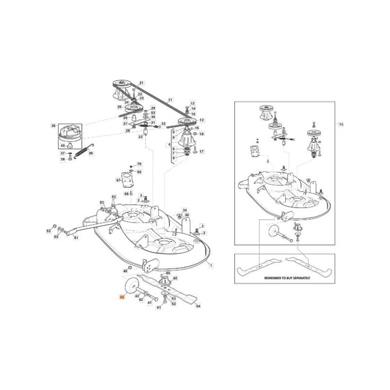 ORIGINAL EMAK ANTI-SCALP WHEEL G182700001E0