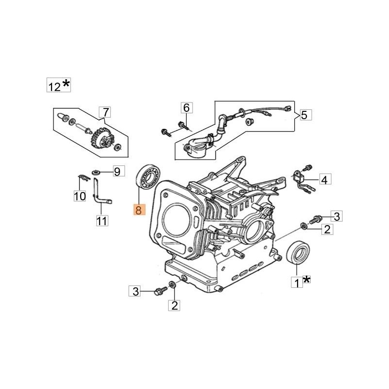 Rodamientos de bolas 25x52x15 6205 Original EMAK L66150355