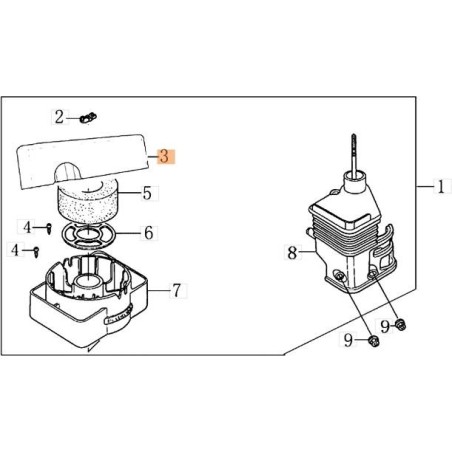 TAPA DE FILTRO ORIGINAL EMAK L66150385 | Newgardenstore.eu