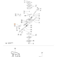 MAX ADJUSTMENT SCREW 102-3910 CARBURETOR ORIGINAL EMAK 2318804
