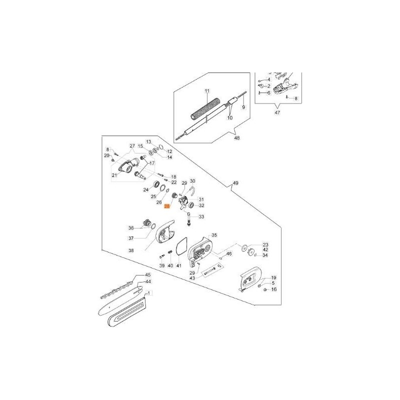 ORIGINAL EMAK WORM SCREW 61240069R