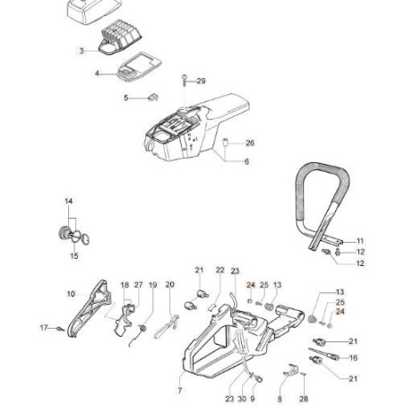 SUPPORT EMAK ORIGINAL 50200023R | Newgardenstore.eu