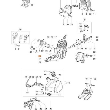 ANELLO DI TENUTA ORIGINALE EMAK 3050030R | Newgardenstore.eu